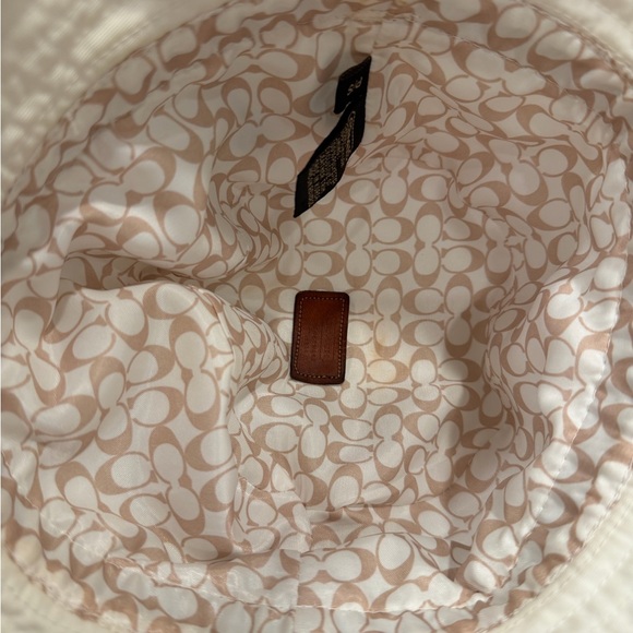 Coach White and Brown Bucket Hat - Picture 12 of 12